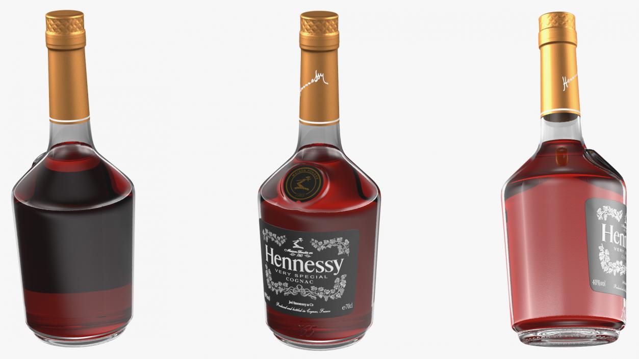 Hennessy VS Luminous Cognac 3D