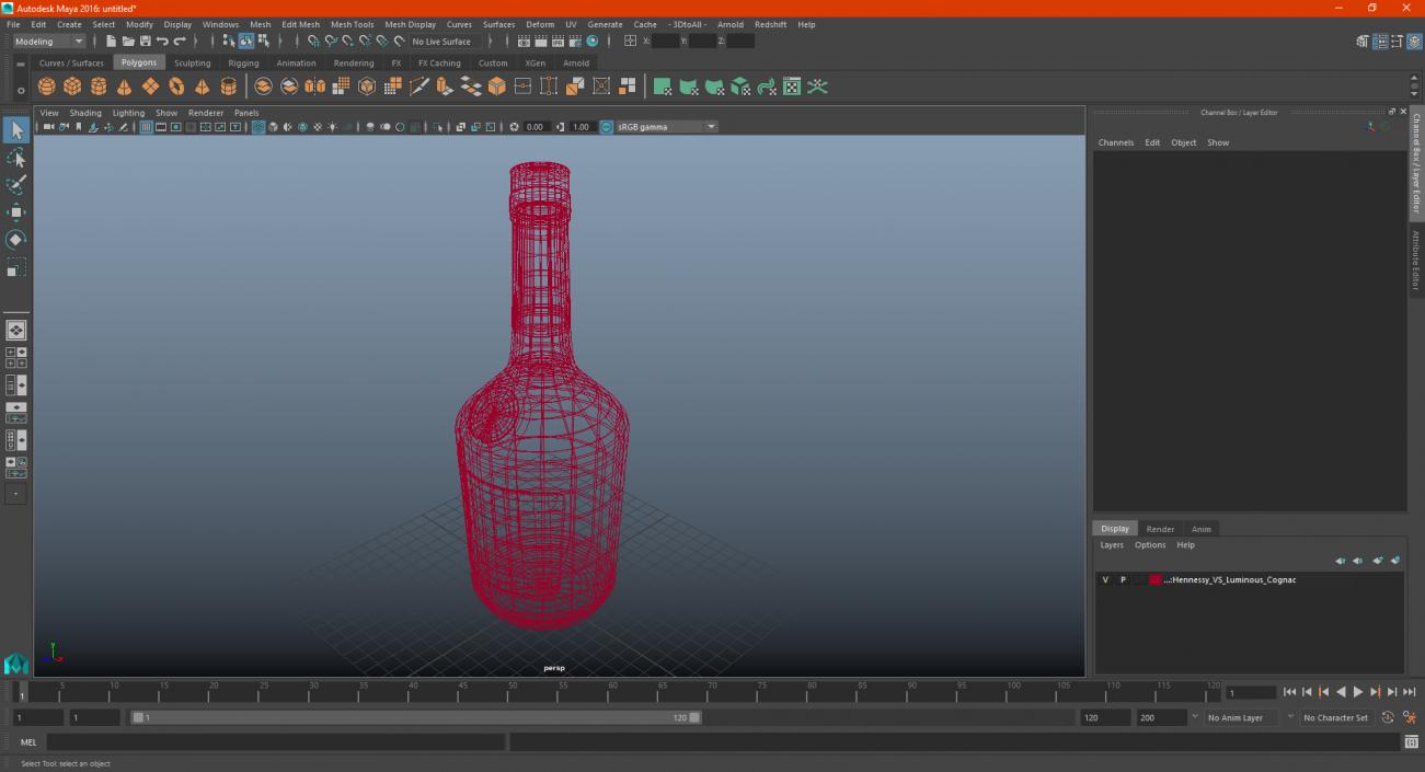 Hennessy VS Luminous Cognac 3D