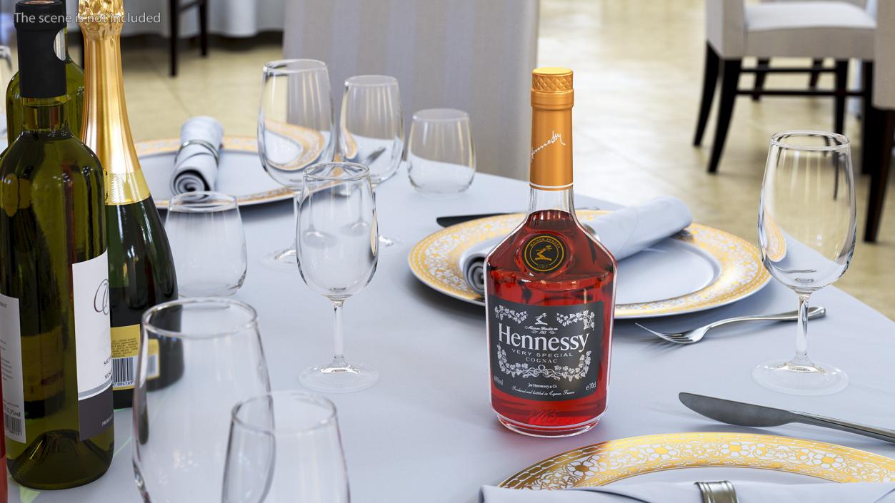 Hennessy VS Luminous Cognac 3D