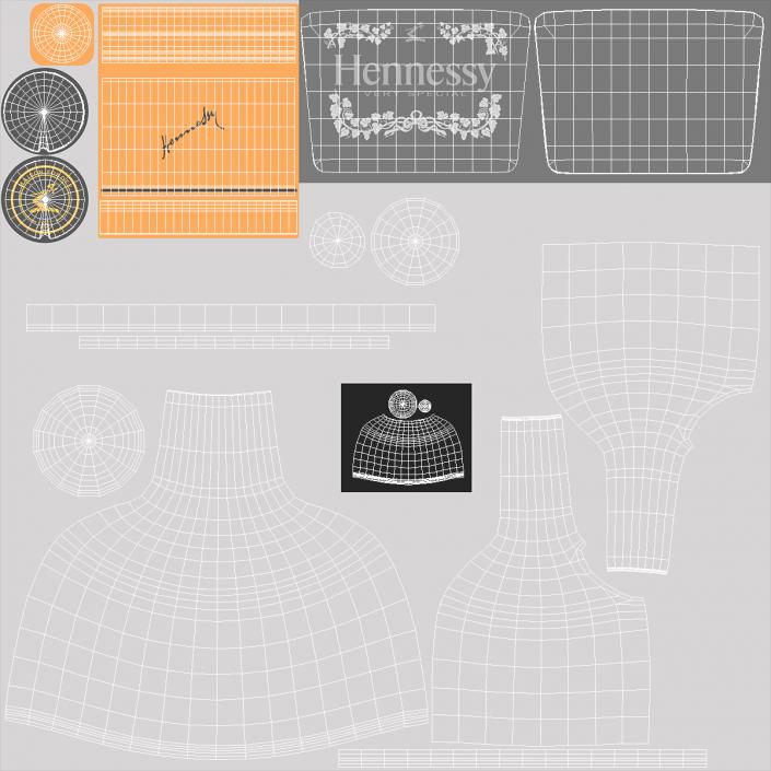 Hennessy VS Luminous Cognac 3D