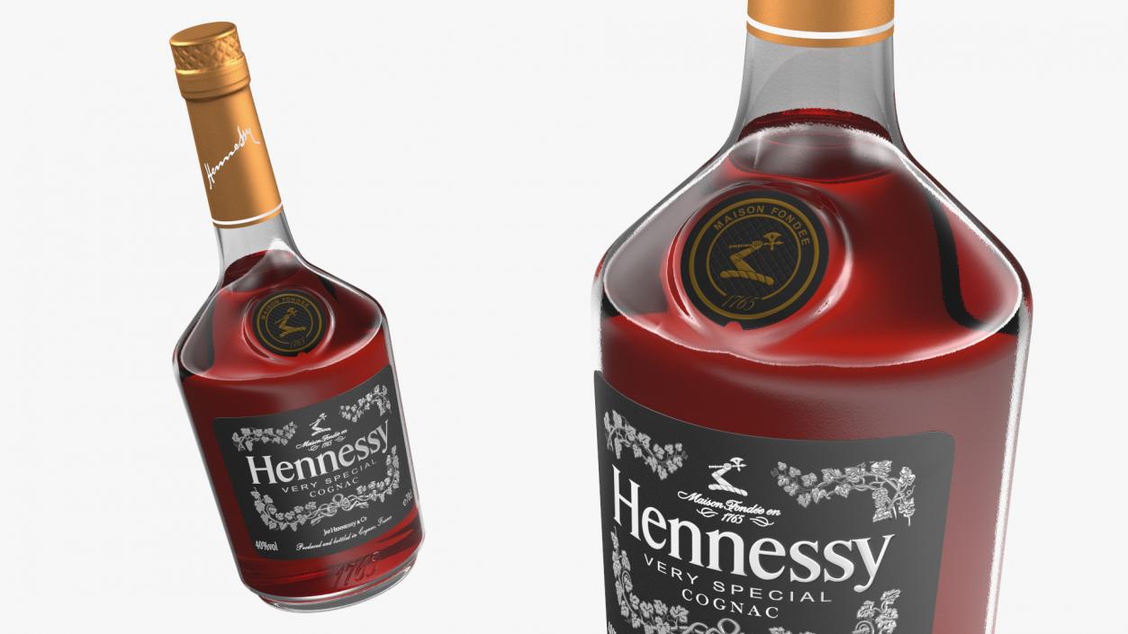 Hennessy VS Luminous Cognac 3D