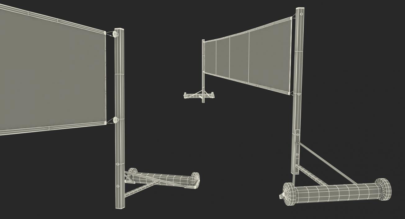 3D Badminton Net model