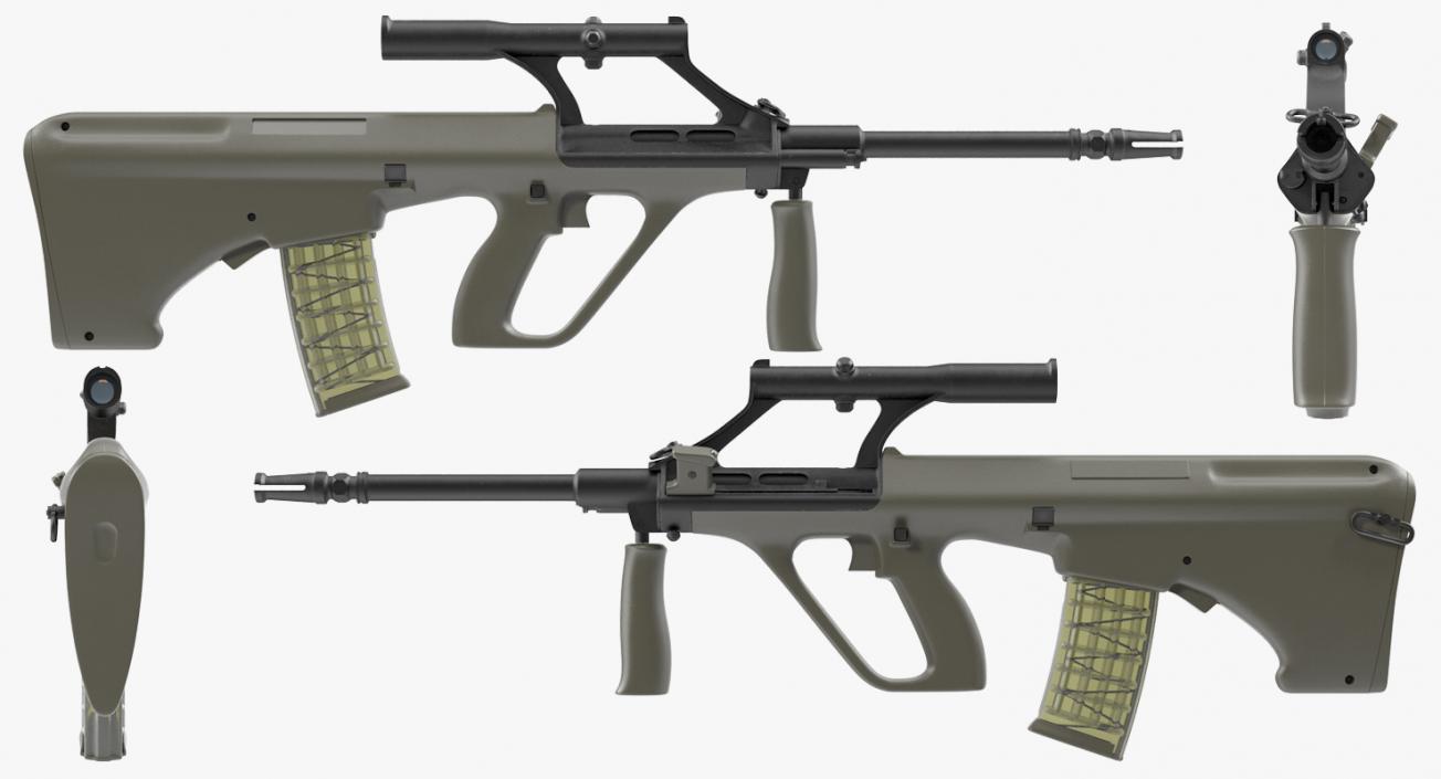 AUG Steyr A1 Austrian Carbine 3D model