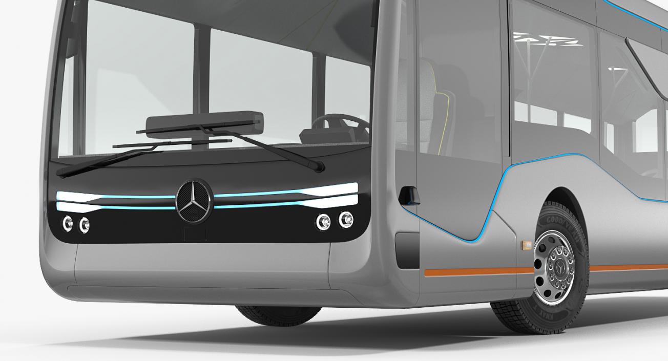 3D model Mercedes Future Bus City Pilot