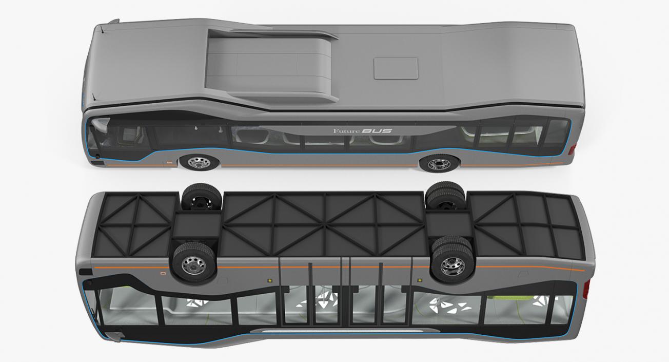 3D model Mercedes Future Bus City Pilot