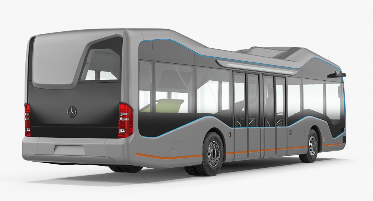 3D model Mercedes Future Bus City Pilot