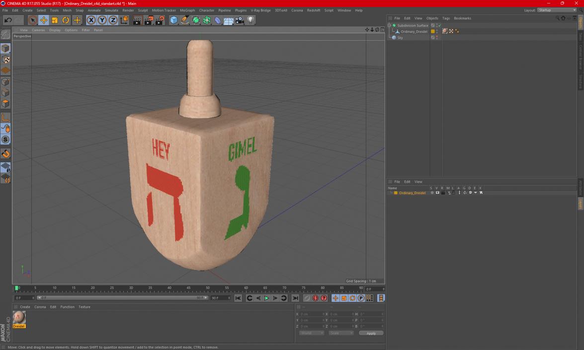 3D Ordinary Dreidel