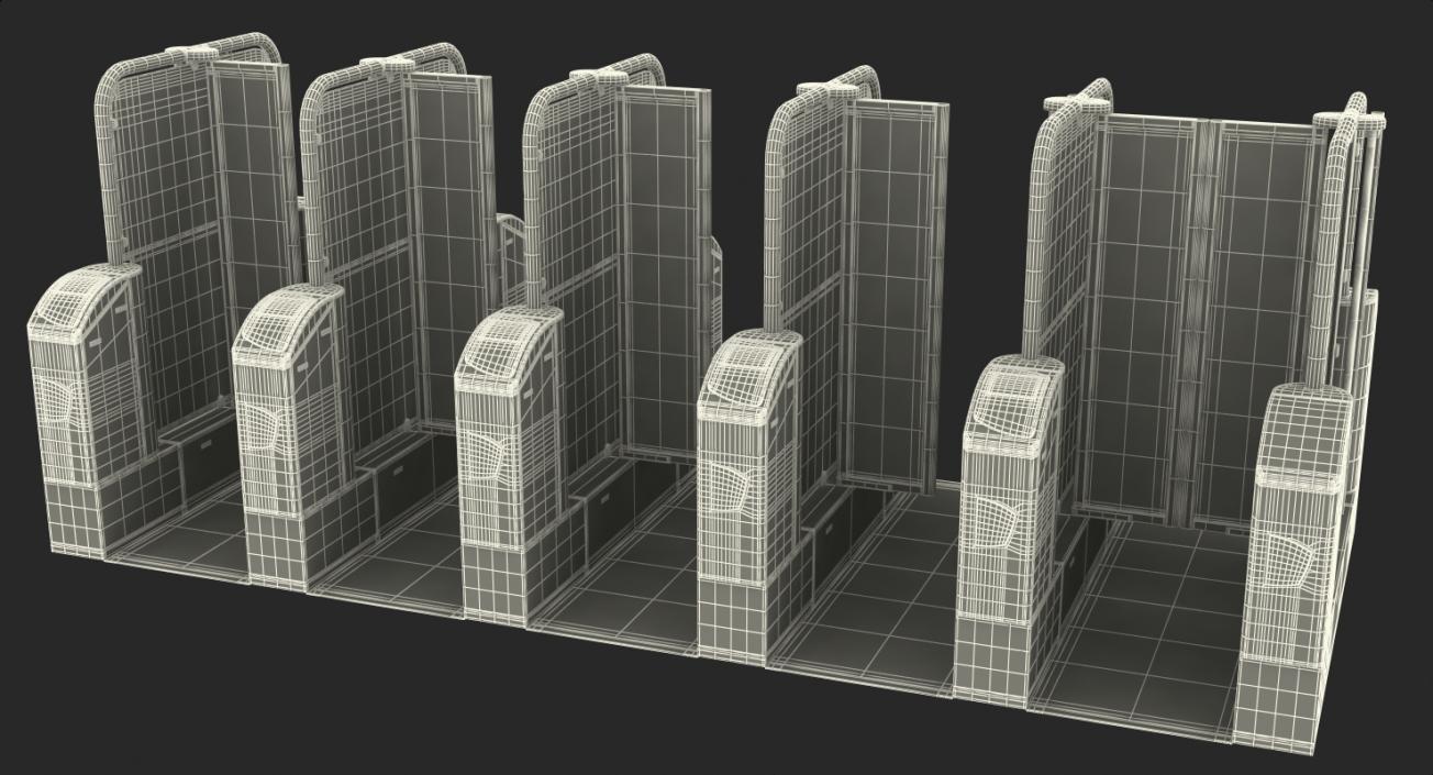 3D Turnstiles Collection 2 model