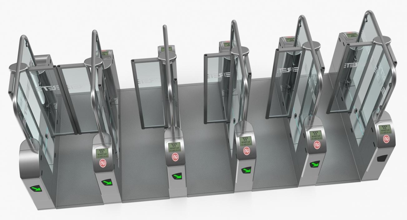 3D Turnstiles Collection 2 model