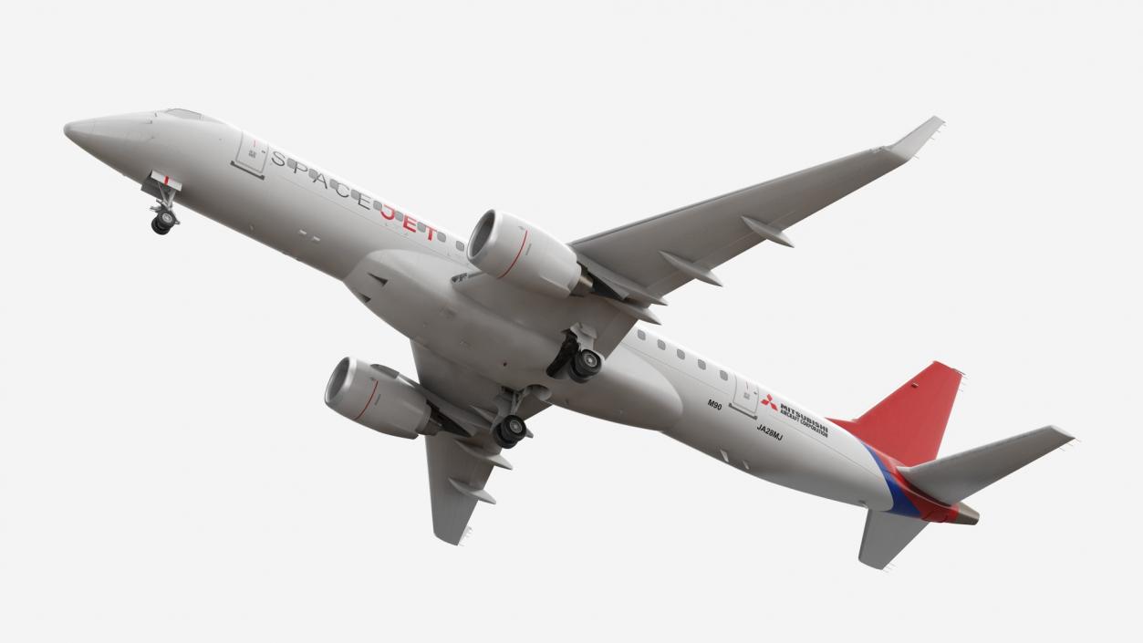 Mitsubishi SpaceJet M90 Exterior Only 3D