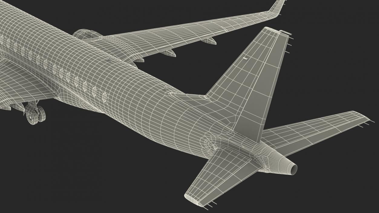 Mitsubishi SpaceJet M90 Exterior Only 3D