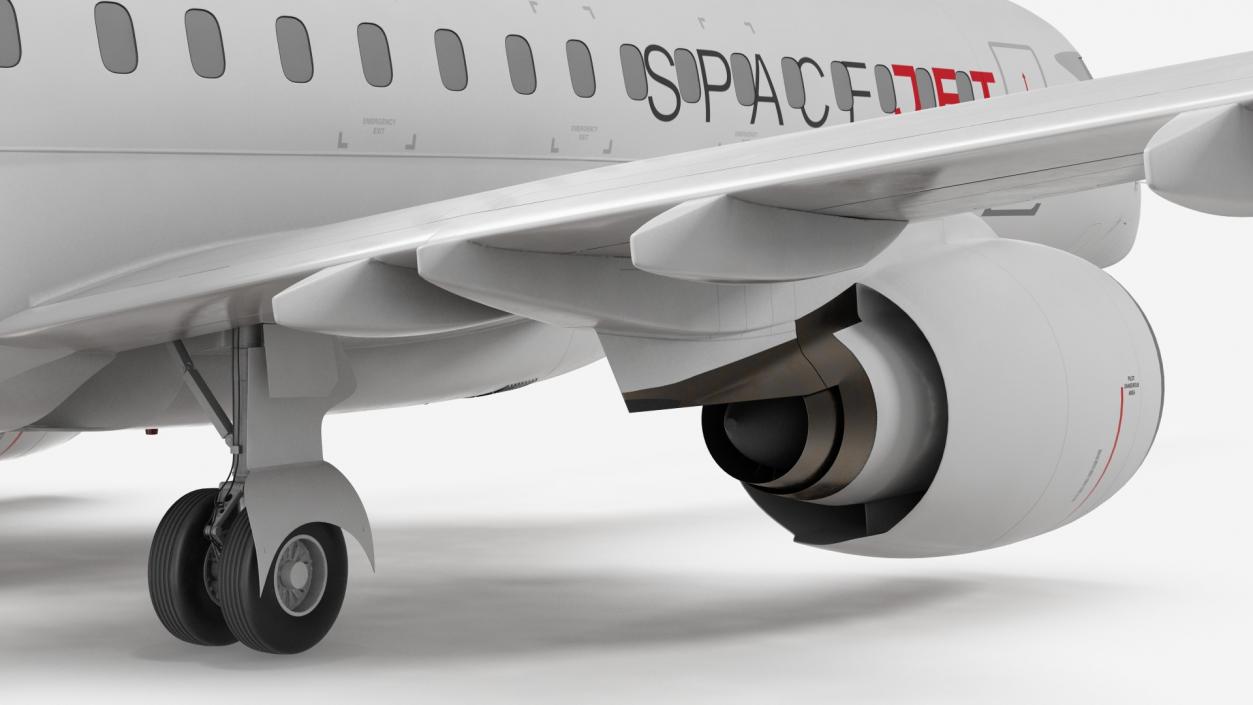 Mitsubishi SpaceJet M90 Exterior Only 3D