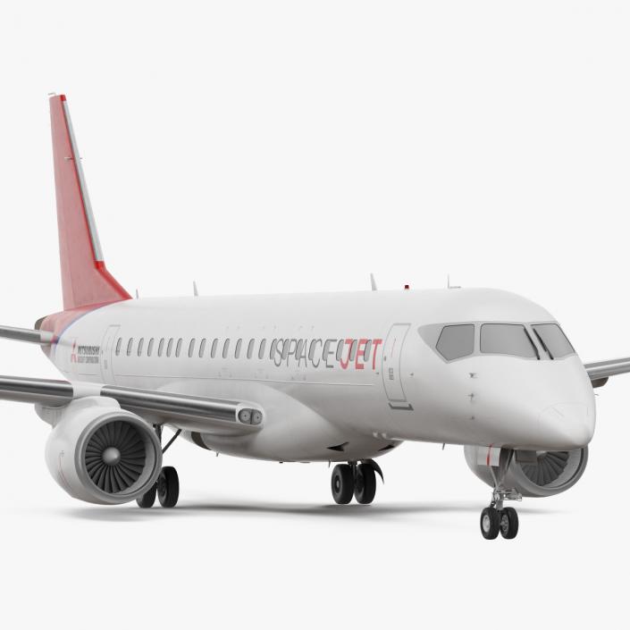 Mitsubishi SpaceJet M90 Exterior Only 3D