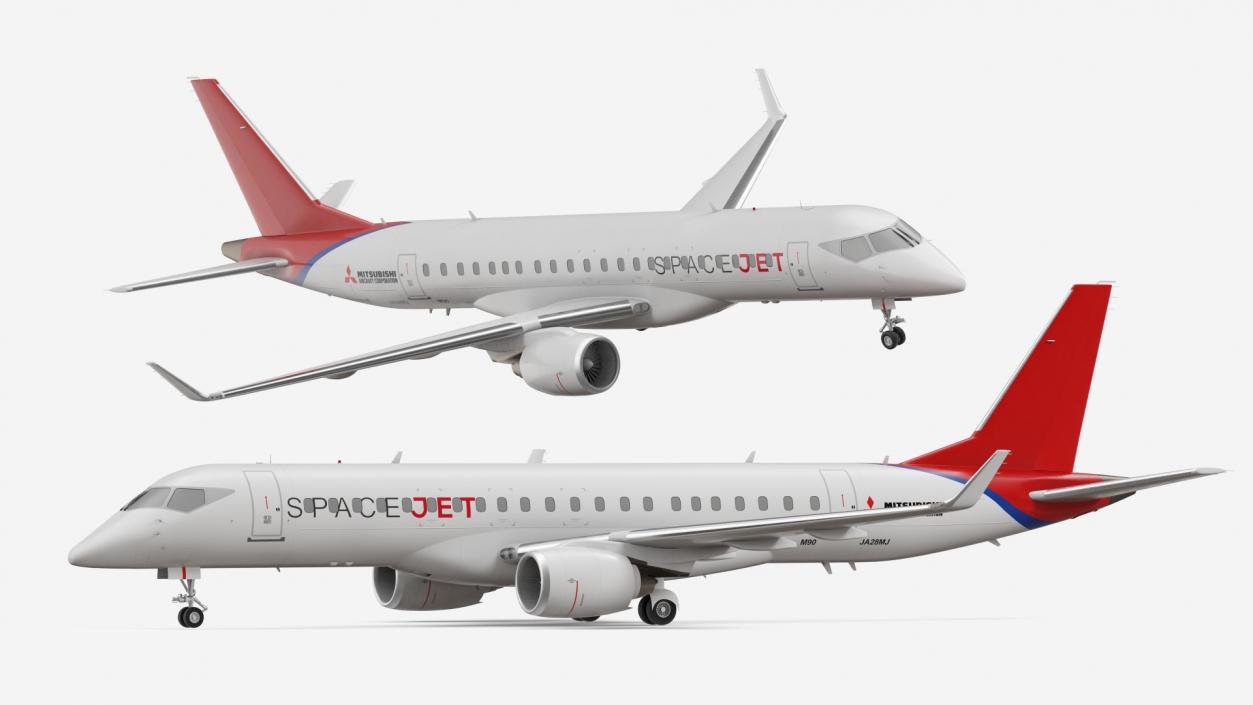 Mitsubishi SpaceJet M90 Exterior Only 3D