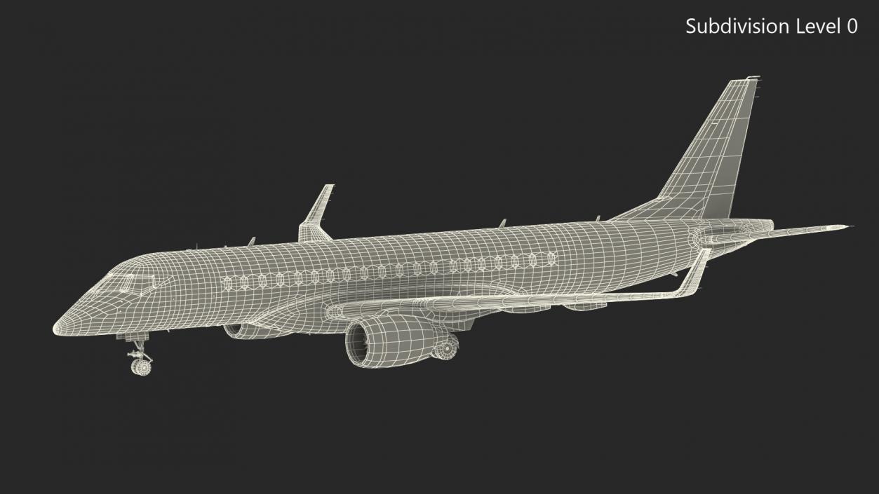 Mitsubishi SpaceJet M90 Exterior Only 3D