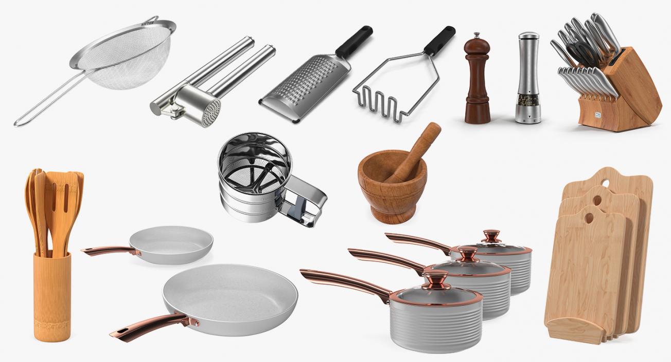 Kitchenware Collection 7 3D model