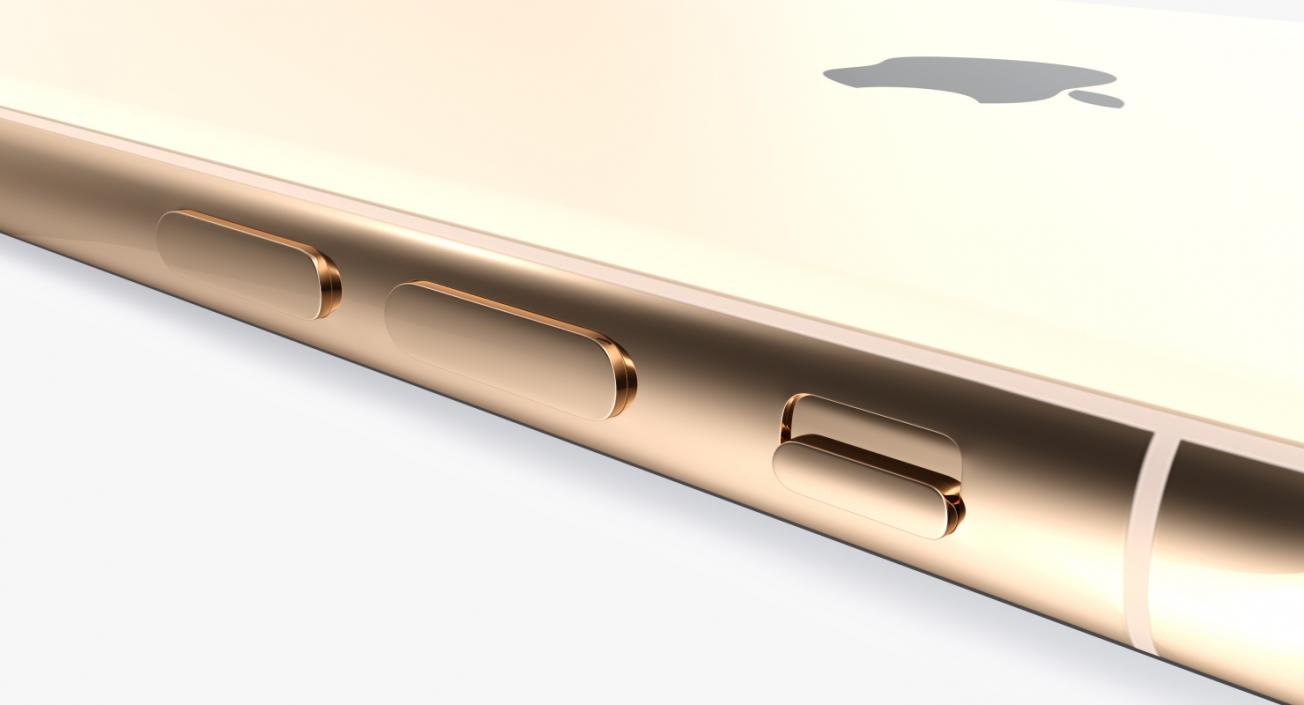 iPhone XS Gold 3D model