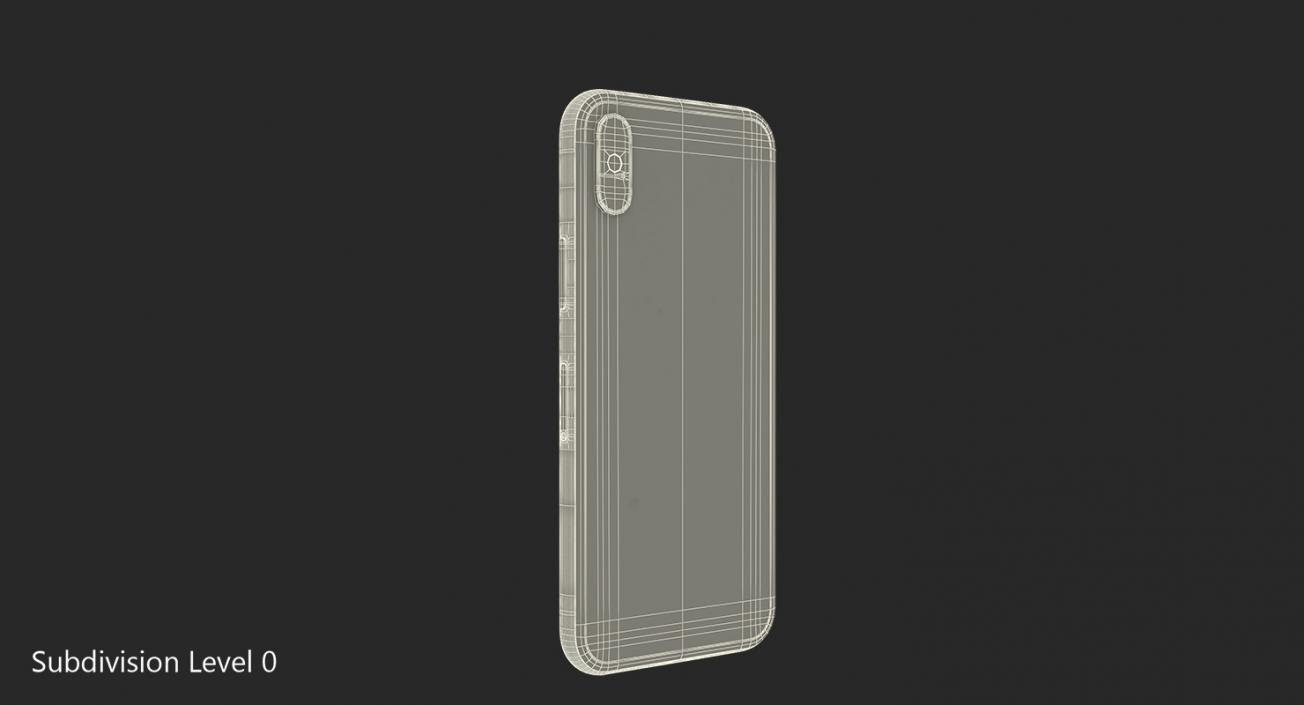 iPhone XS Gold 3D model