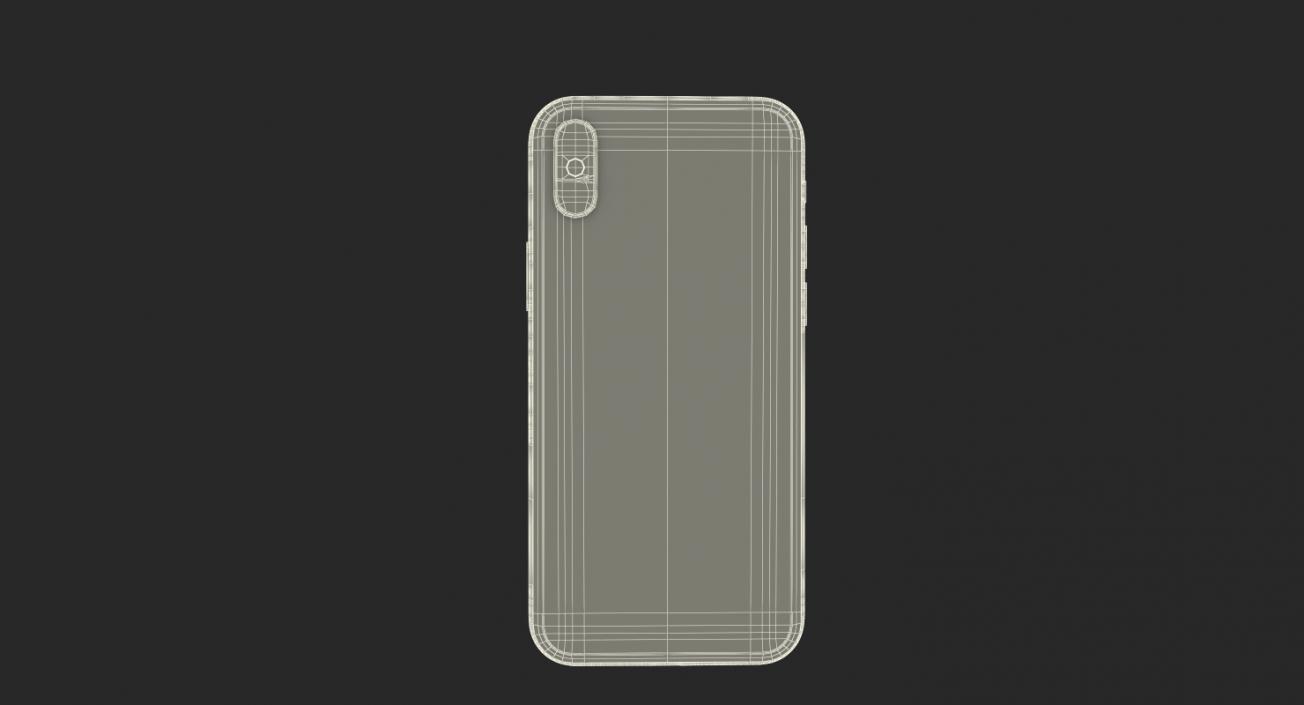 iPhone XS Gold 3D model