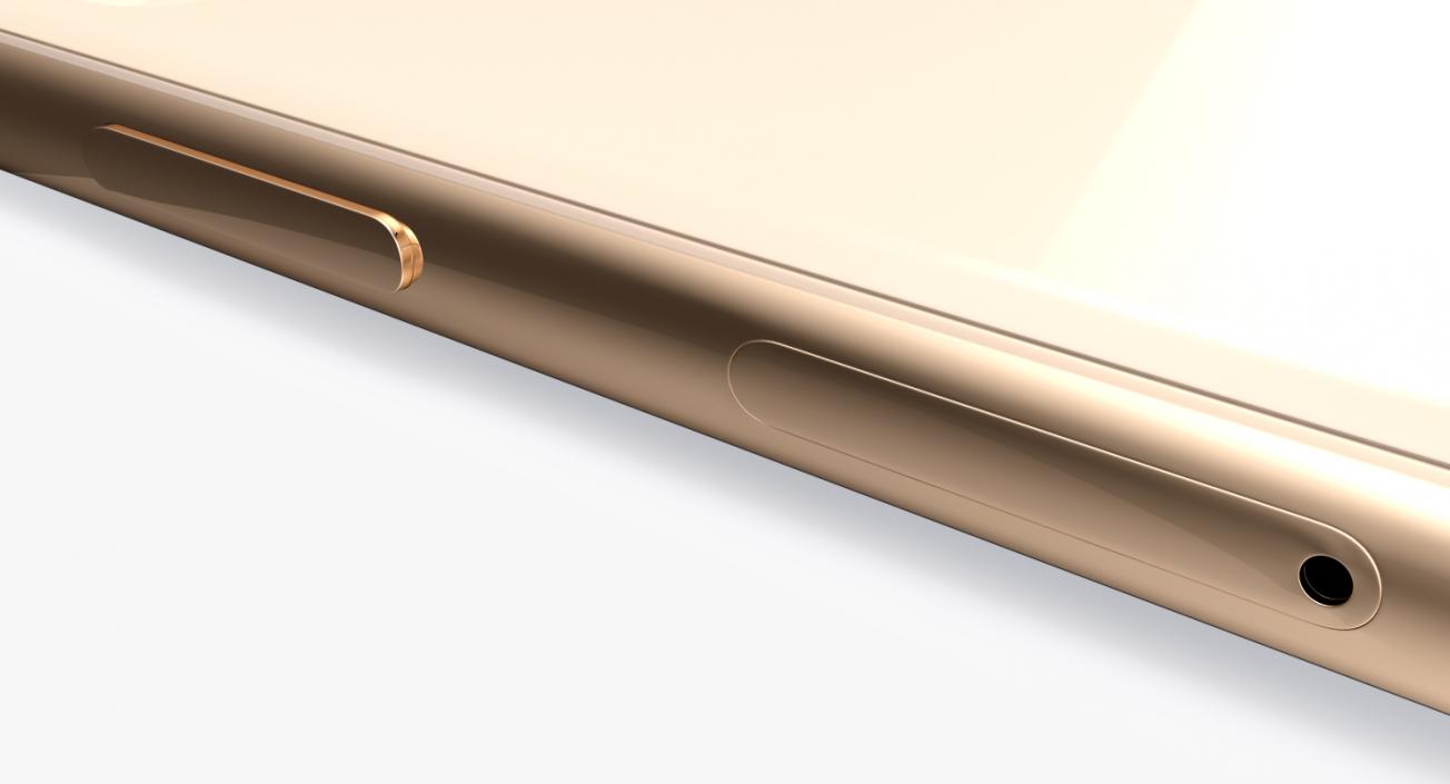 iPhone XS Gold 3D model