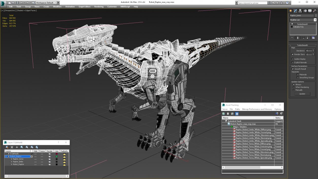 Robot Raptor 3D