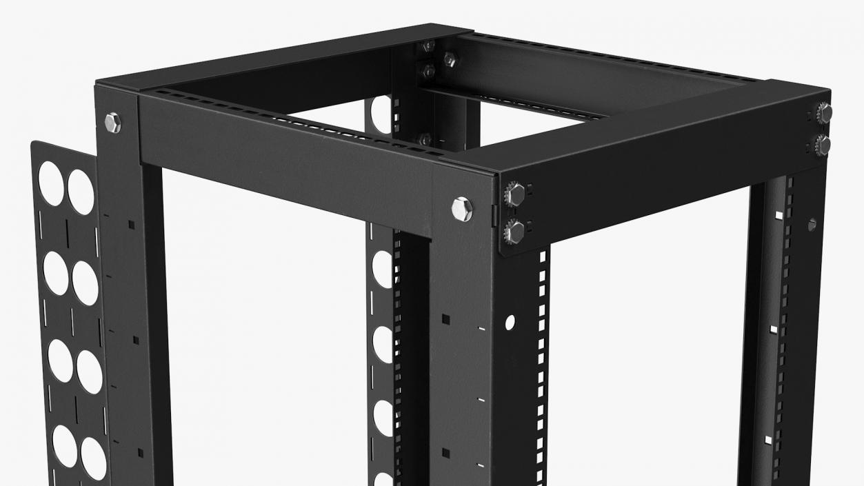 Open Frame Server Rack 30U Empty 3D