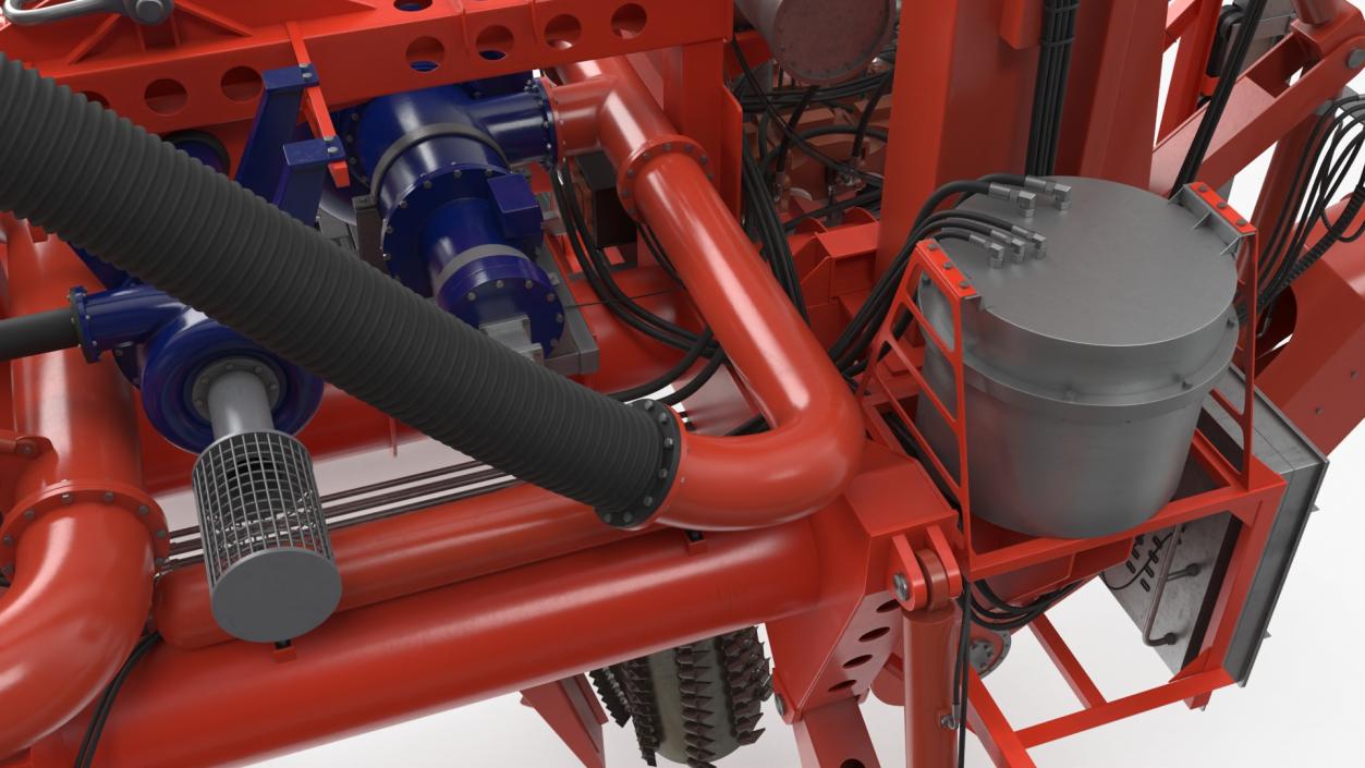 Subsea Pipeline Trencher 3D model