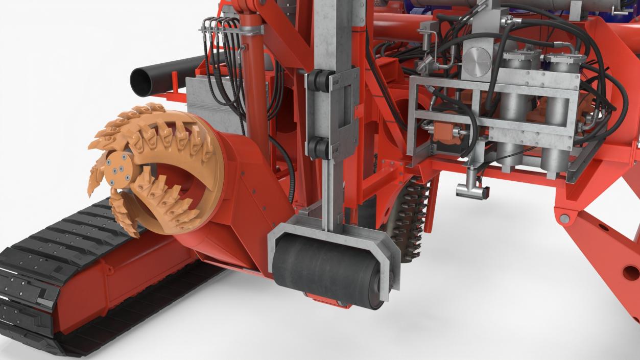 Subsea Pipeline Trencher 3D model