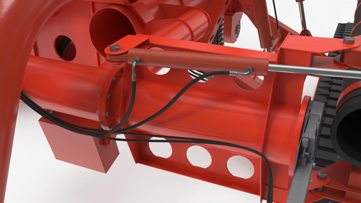 Subsea Pipeline Trencher 3D model