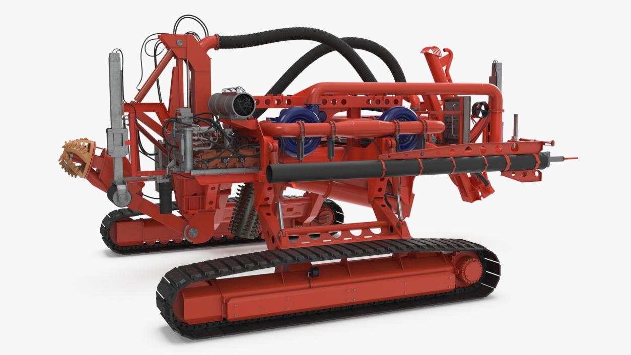 Subsea Pipeline Trencher 3D model