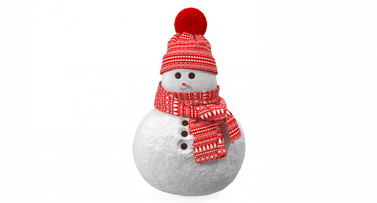 3D model Little Snowgirl