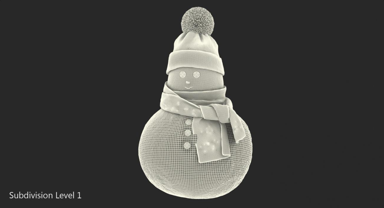 3D model Little Snowgirl