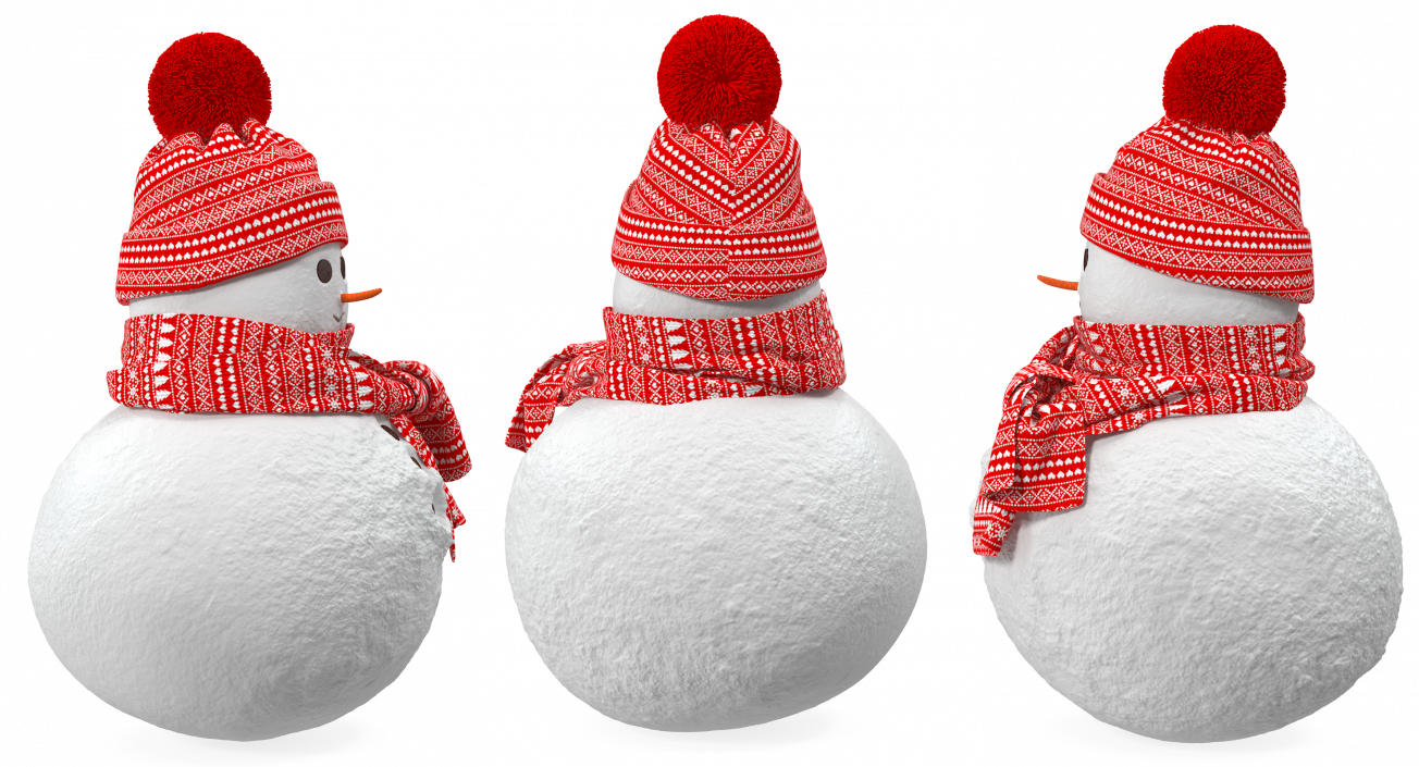 3D model Little Snowgirl