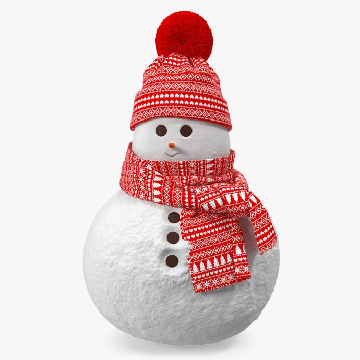 3D model Little Snowgirl