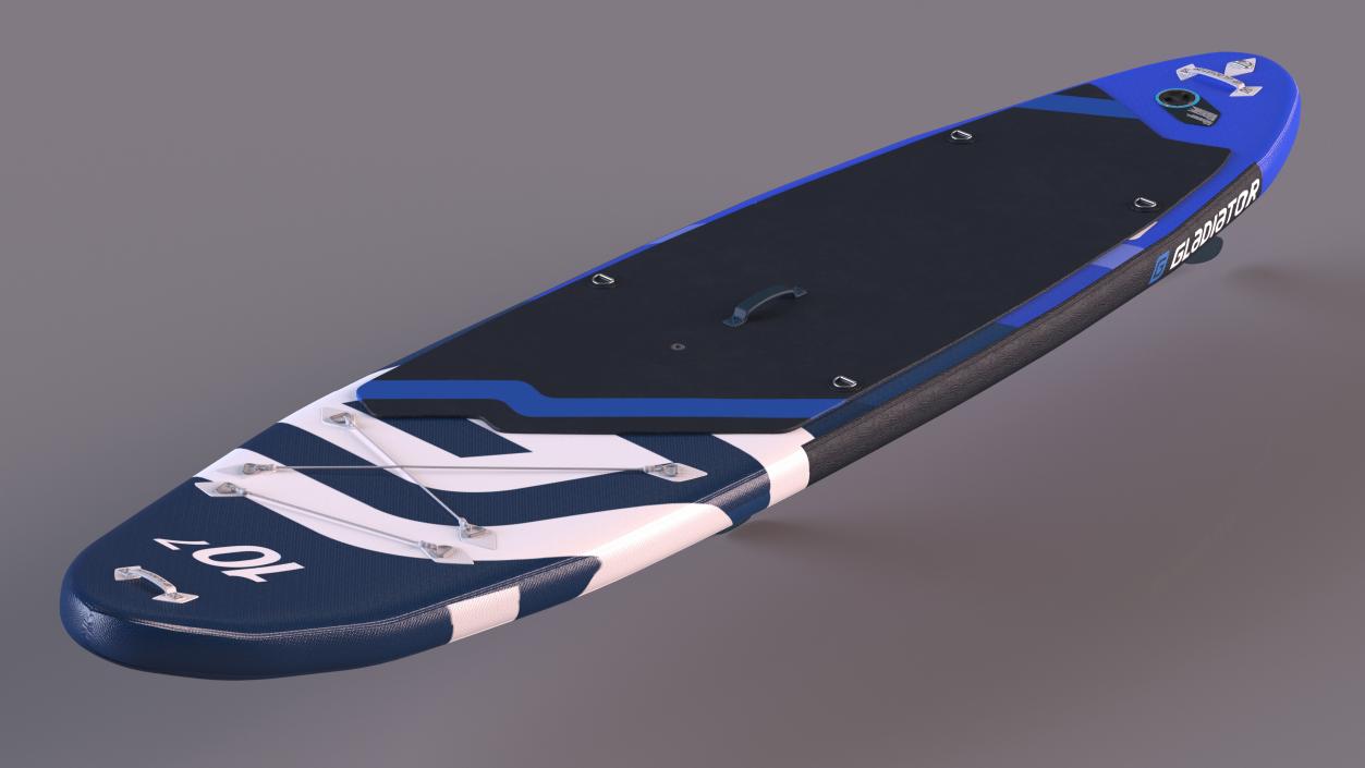 3D Blue Wind SUP Gladiator model