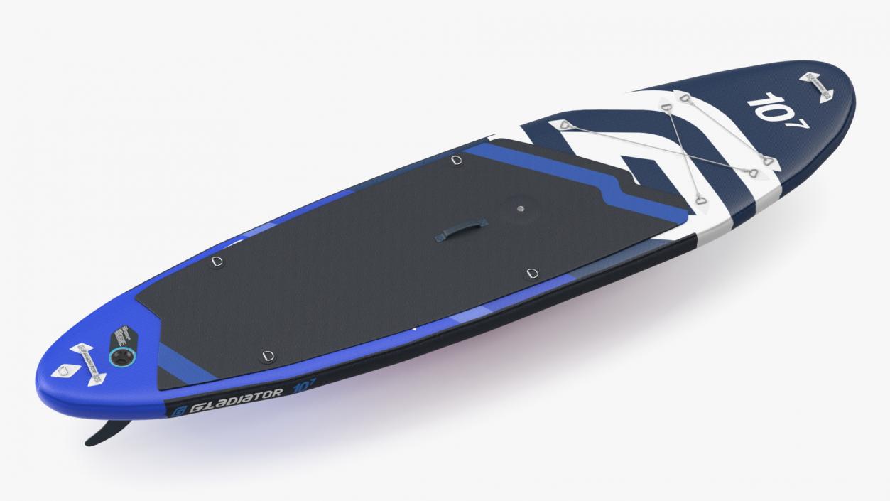 3D Blue Wind SUP Gladiator model