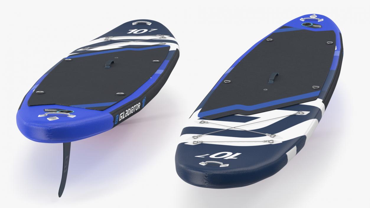 3D Blue Wind SUP Gladiator model