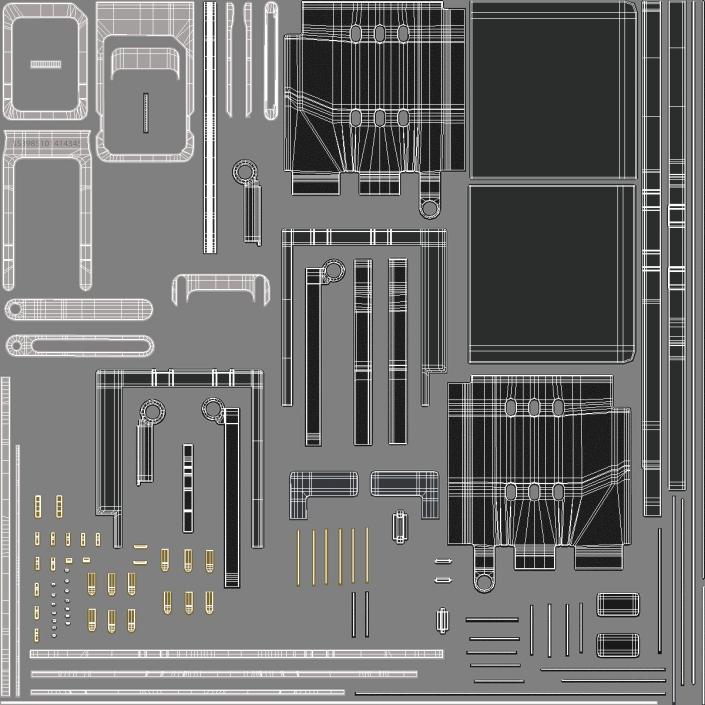 iPhone 11 Sim Card Tray with Internal Reader 3D model