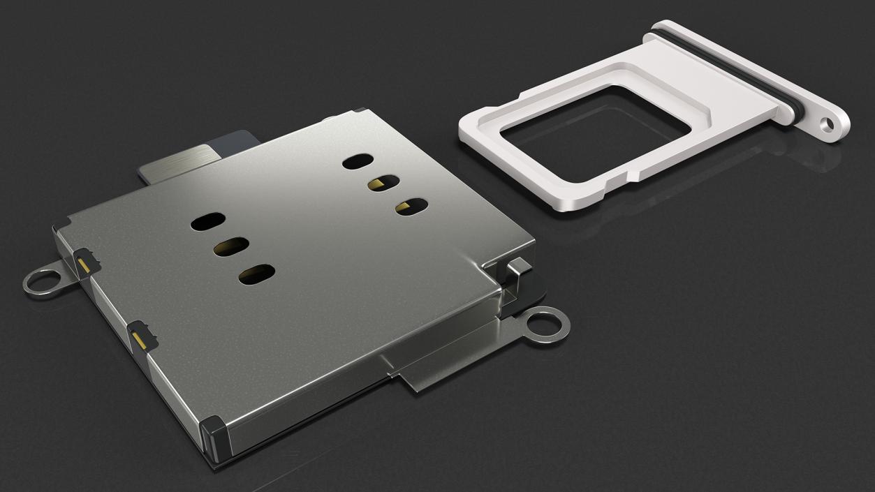 iPhone 11 Sim Card Tray with Internal Reader 3D model