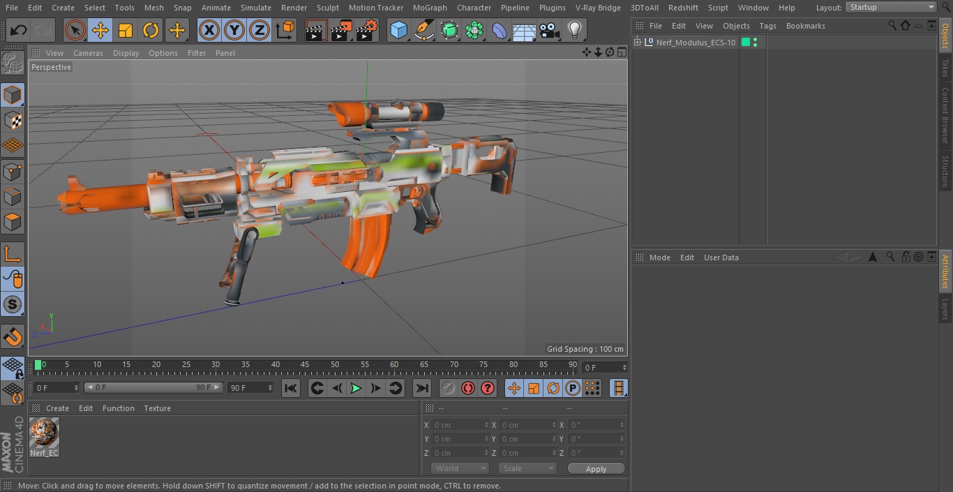 Nerf Modulus ECS-10 3D model