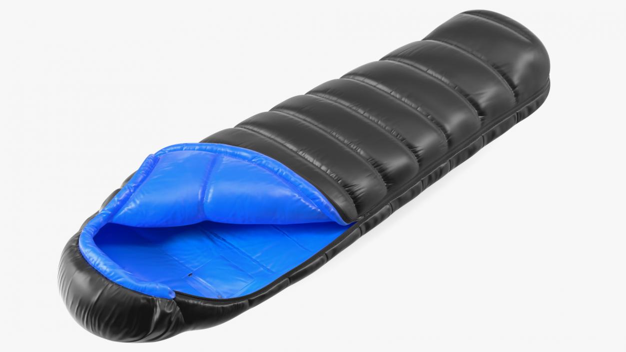 3D Deployed Sleeping Bag