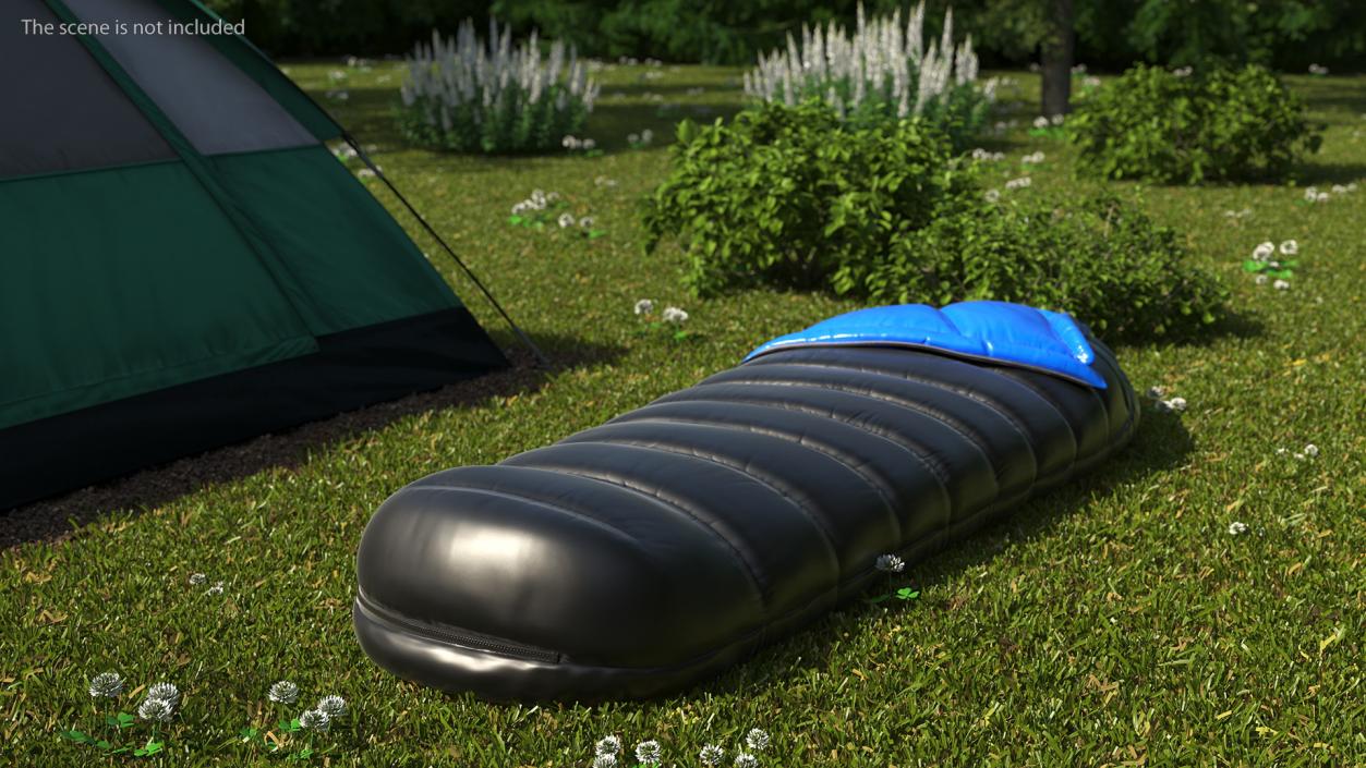 3D Deployed Sleeping Bag