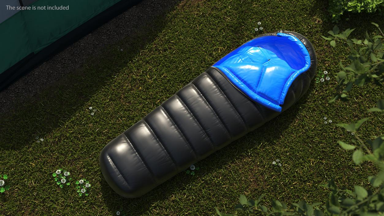 3D Deployed Sleeping Bag