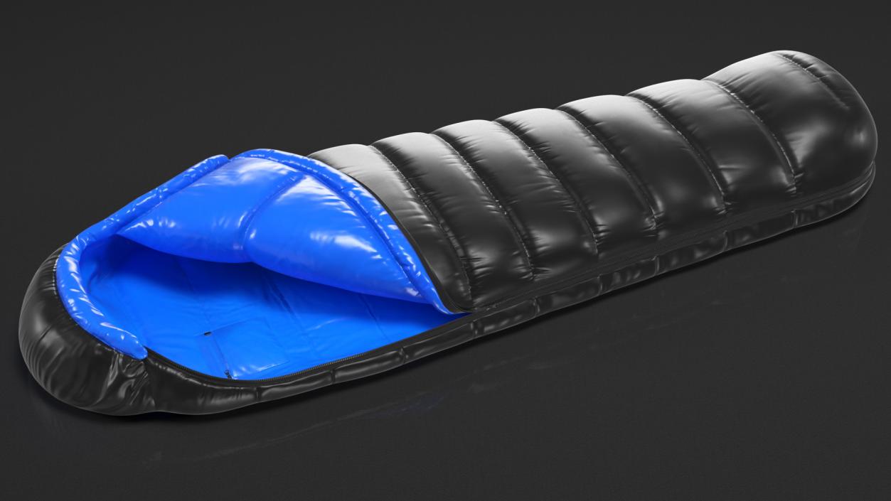 3D Deployed Sleeping Bag