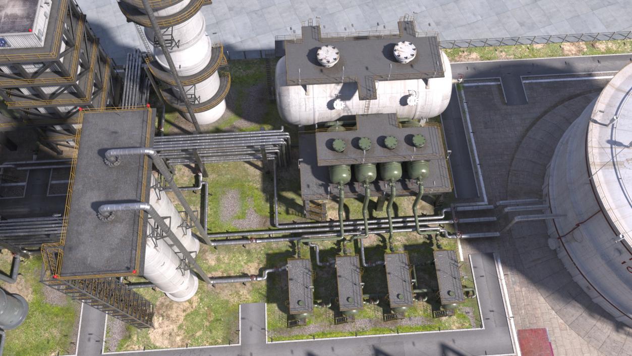 3D Fuel Processing Plant