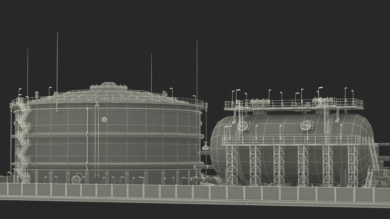 3D Fuel Processing Plant