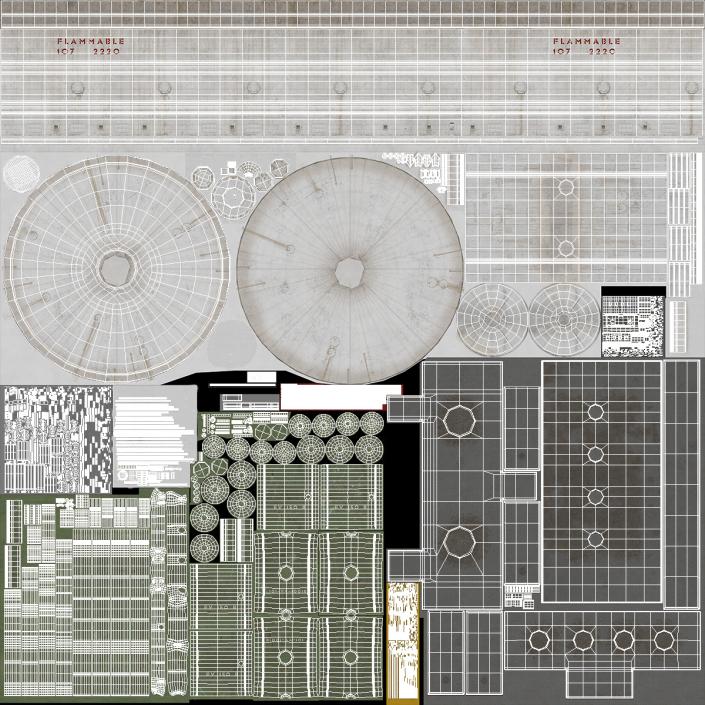 3D Fuel Processing Plant