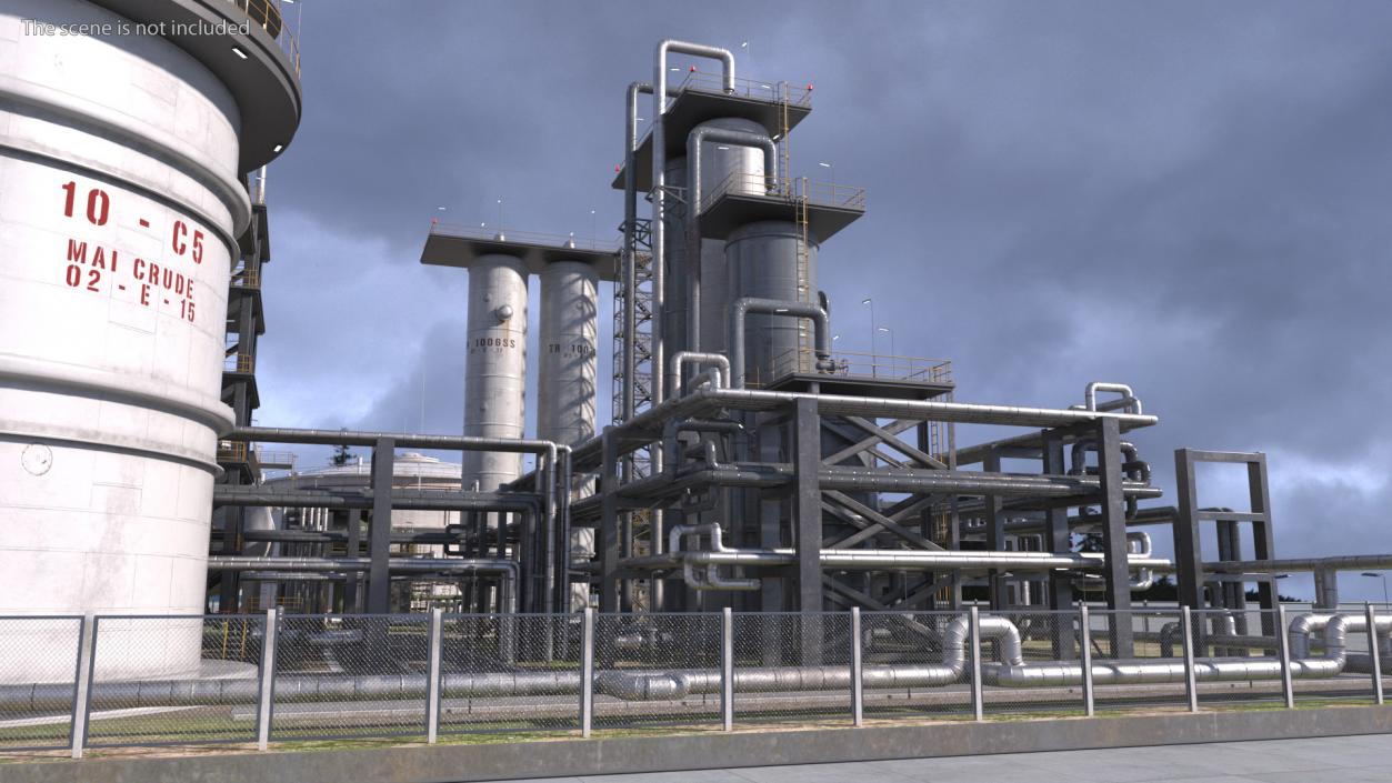 3D Fuel Processing Plant