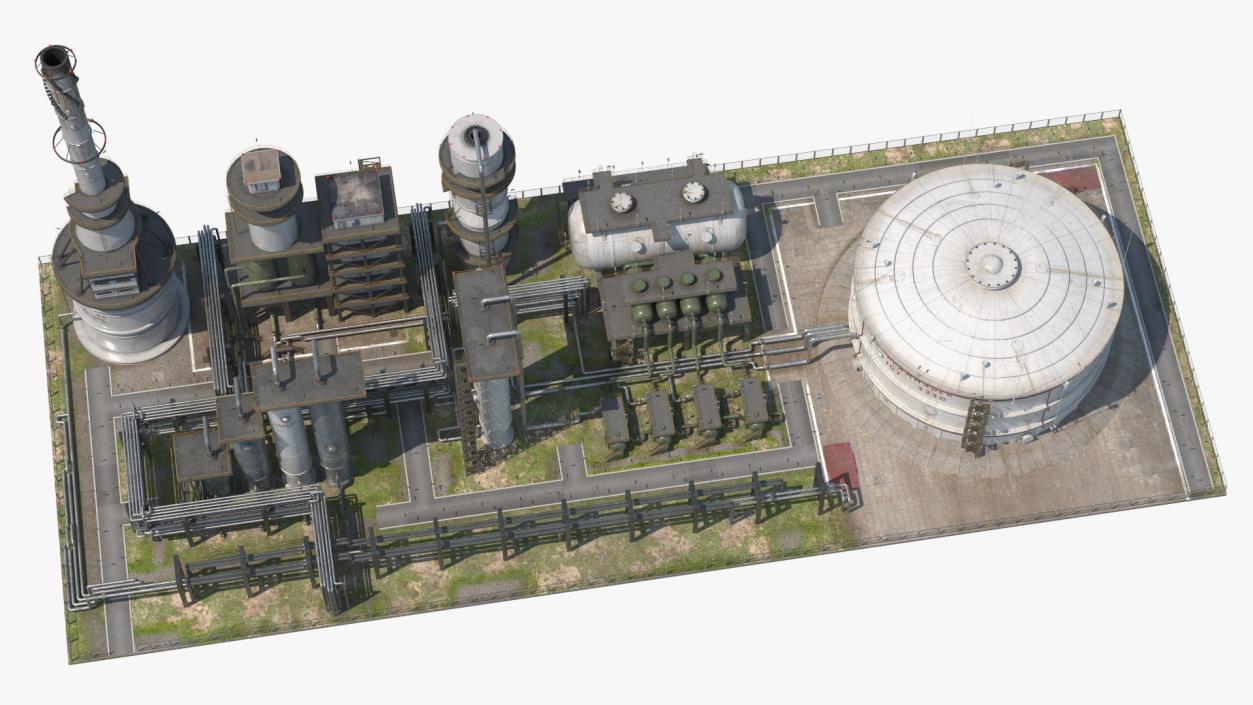 3D Fuel Processing Plant