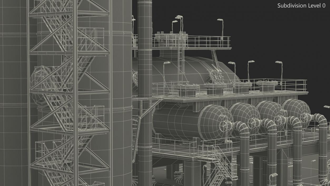 3D Fuel Processing Plant